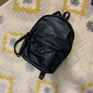 Vegan leather backpack
